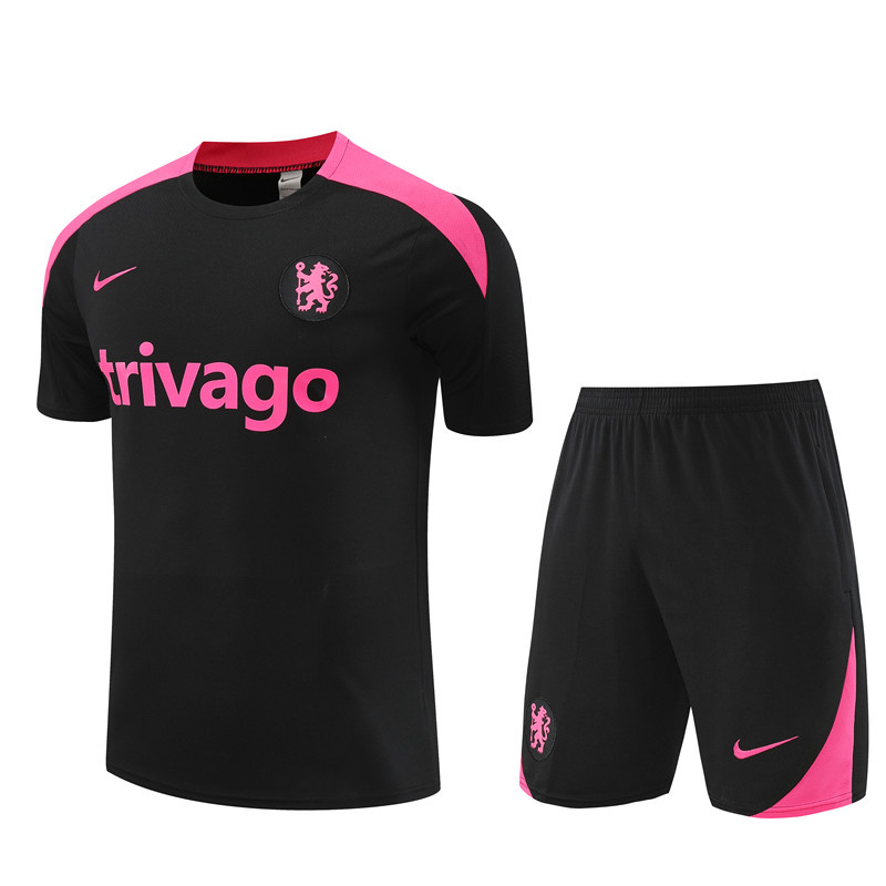AAA Quality Chelsea 24/25 Black/Pink Training Kit Jersey